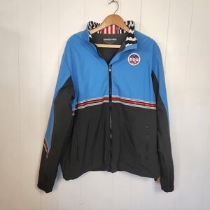 Porsche Club Of America Mens Full Zip Jacket Fleece Lined Size XXL Rennsport